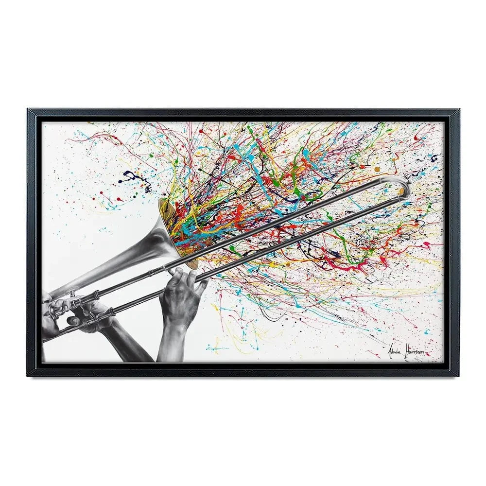 Trombone Solo Canvas Print Trombone Solo Canvas Print wall art product Ashvin Harrison