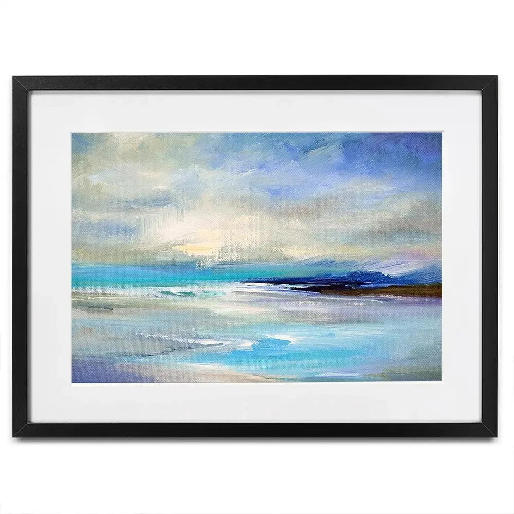Tropical Bay Framed Art Print Tropical Bay Framed Art Print wall art product Sheila Finch
