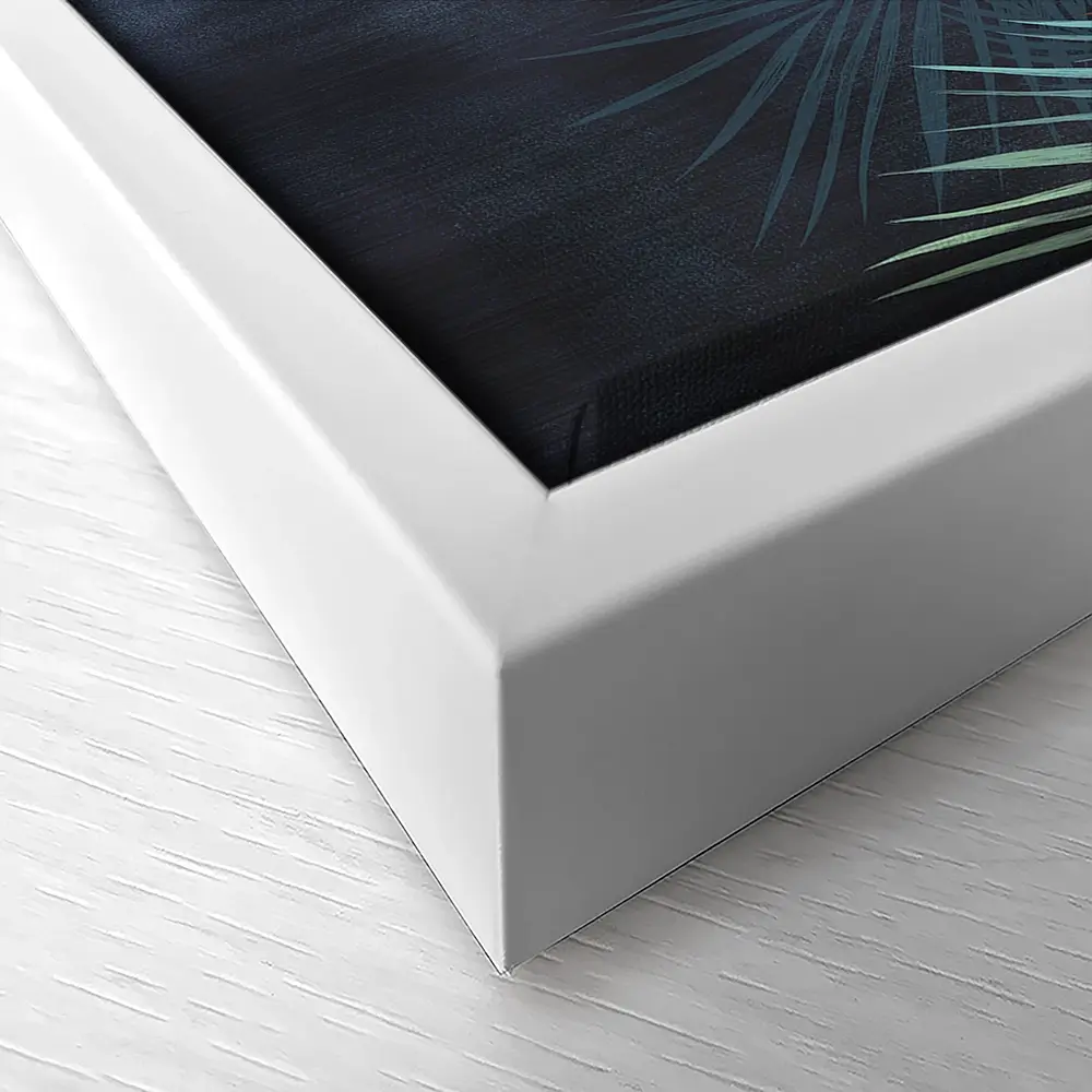 Tropical Hanging Leaves Canvas Print Tropical Hanging Leaves Canvas Print wall art product Katrine_arty / Shutterstock