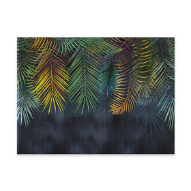 Tropical Hanging Leaves Canvas Print Tropical Hanging Leaves Canvas Print wall art product Katrine_arty / Shutterstock