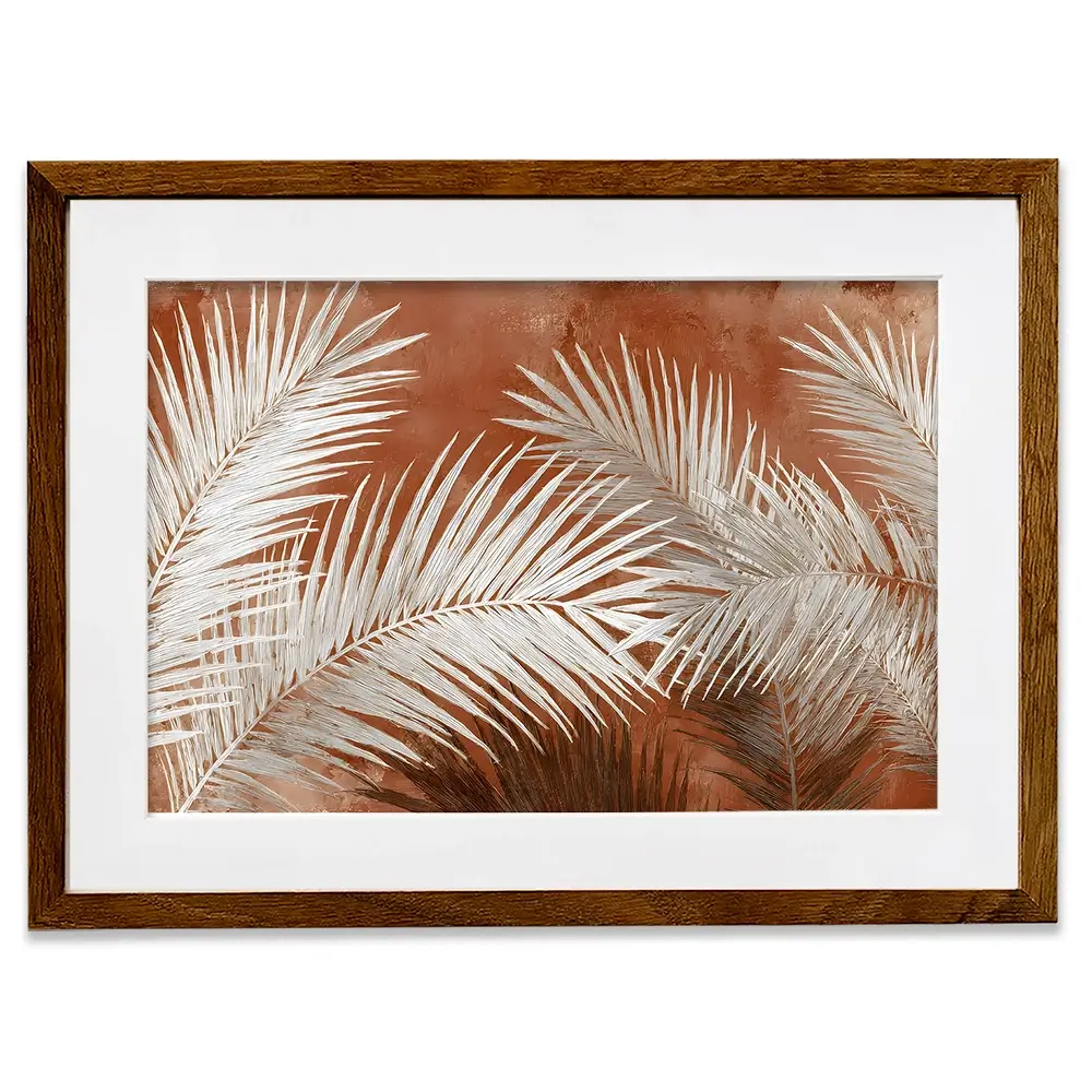 Tropical Palms 2 Framed Art Print Tropical Palms 2 Framed Art Print wall art product Petals Prints Design - Independent
