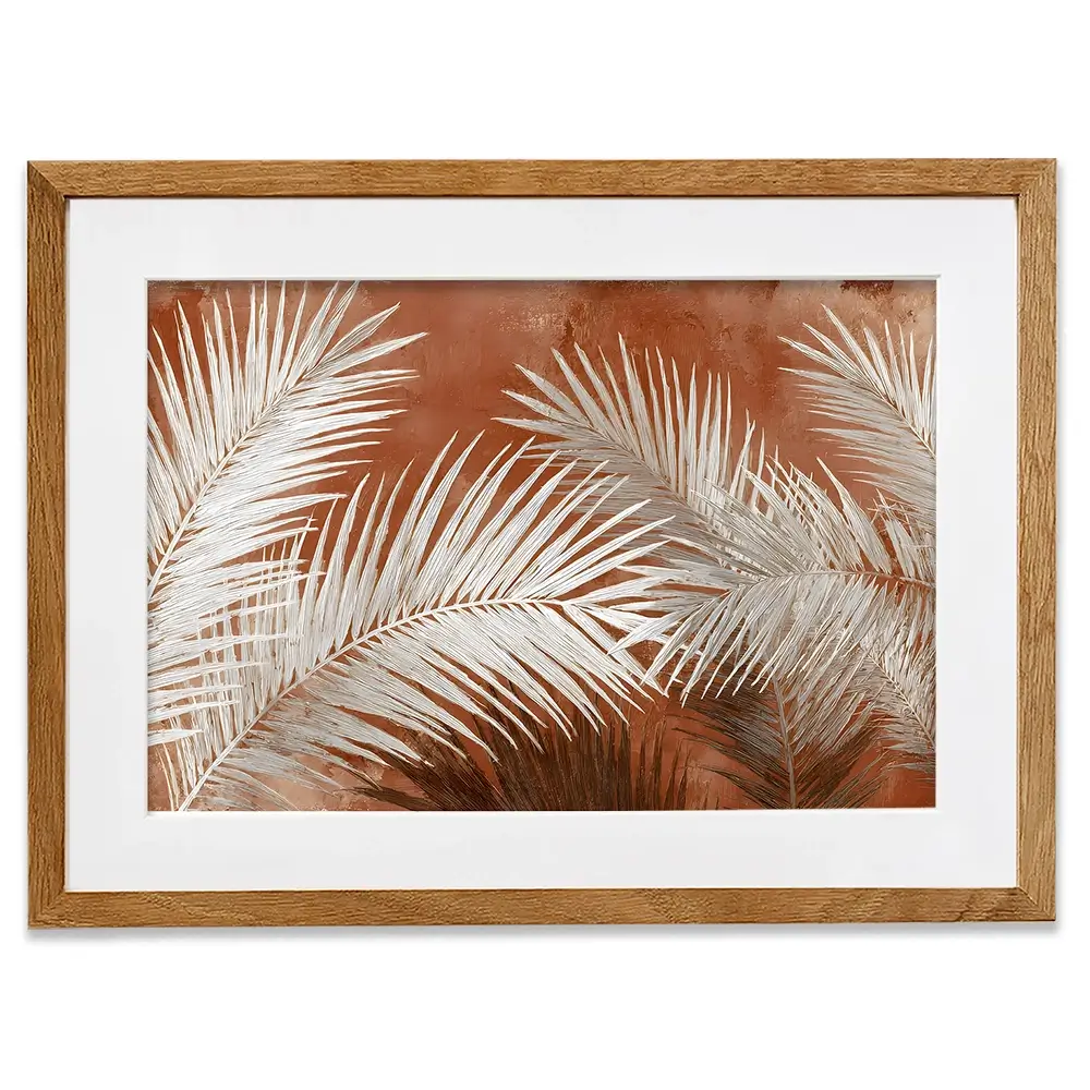 Tropical Palms 2 Framed Art Print Tropical Palms 2 Framed Art Print wall art product Petals Prints Design - Independent