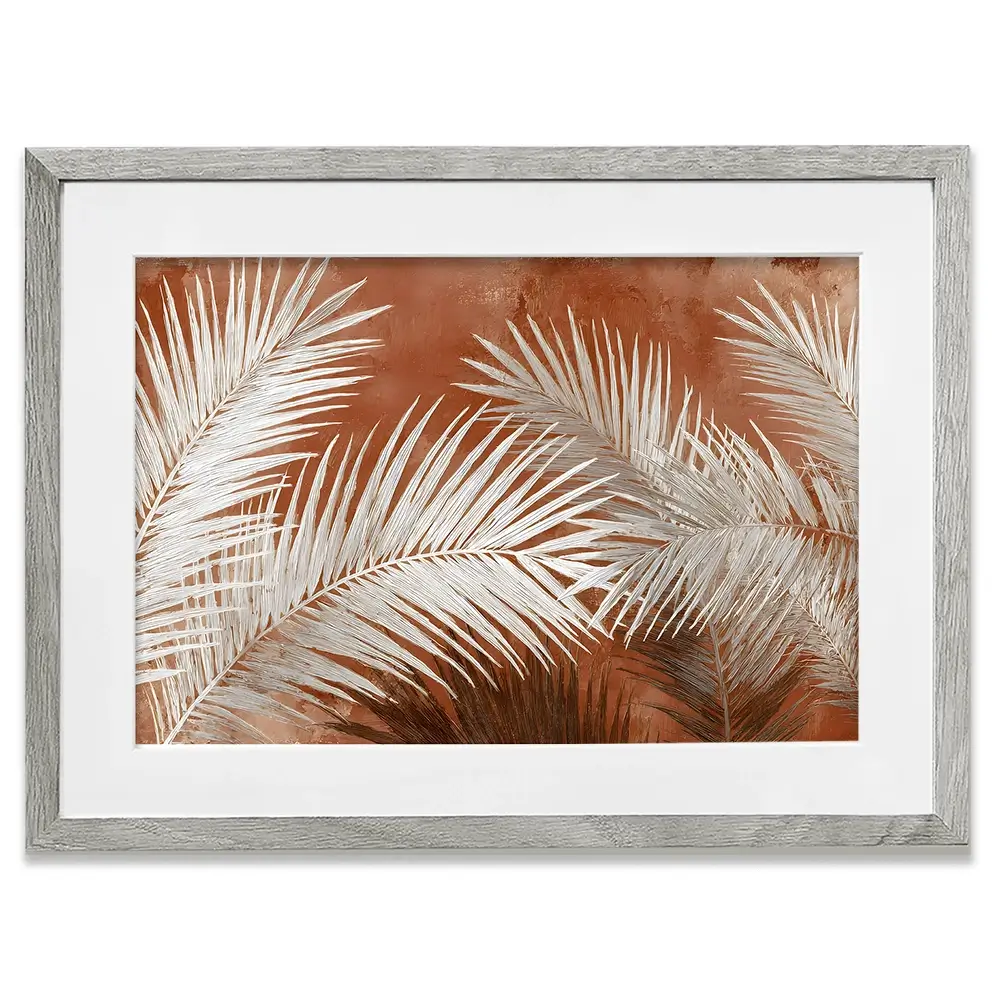 Tropical Palms 2 Framed Art Print Tropical Palms 2 Framed Art Print wall art product Petals Prints Design - Independent