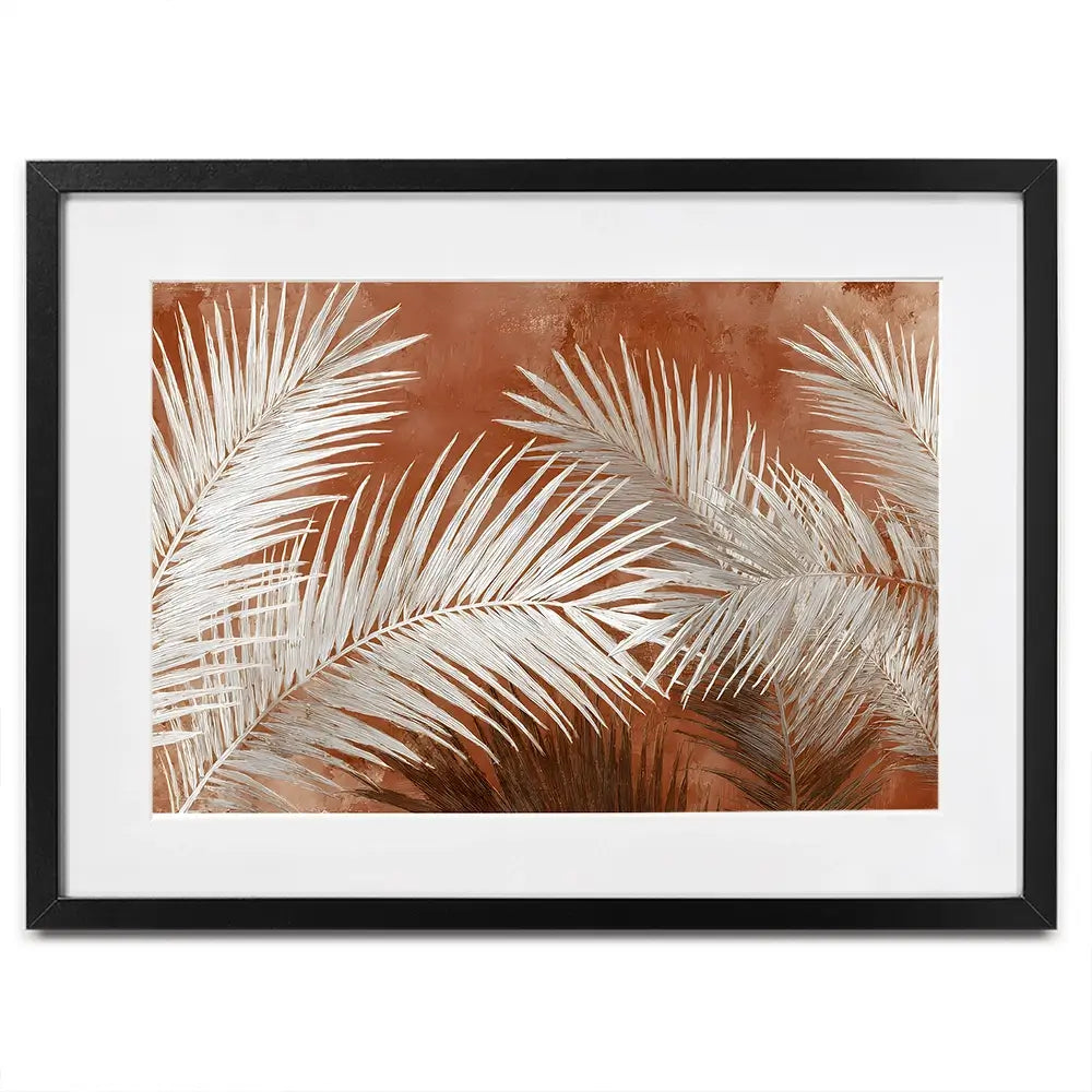 Tropical Palms 2 Framed Art Print Tropical Palms 2 Framed Art Print wall art product Petals Prints Design - Independent