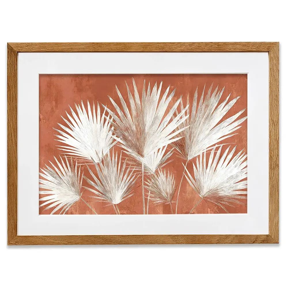 Tropical Palms  Framed Art Print Tropical Palms  Framed Art Print wall art product Petals Prints Design - Independent
