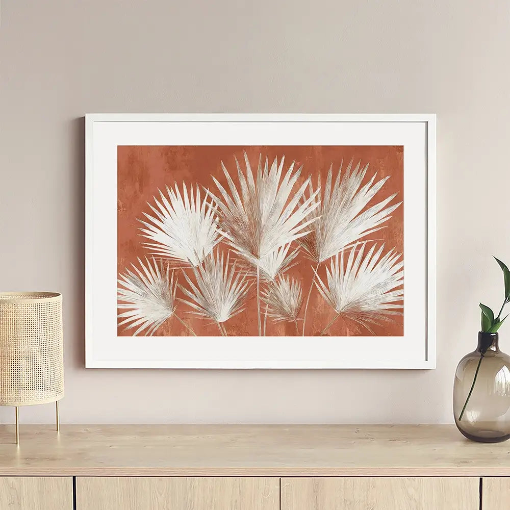 Tropical Palms  Framed Art Print Tropical Palms  Framed Art Print wall art product Petals Prints Design - Independent