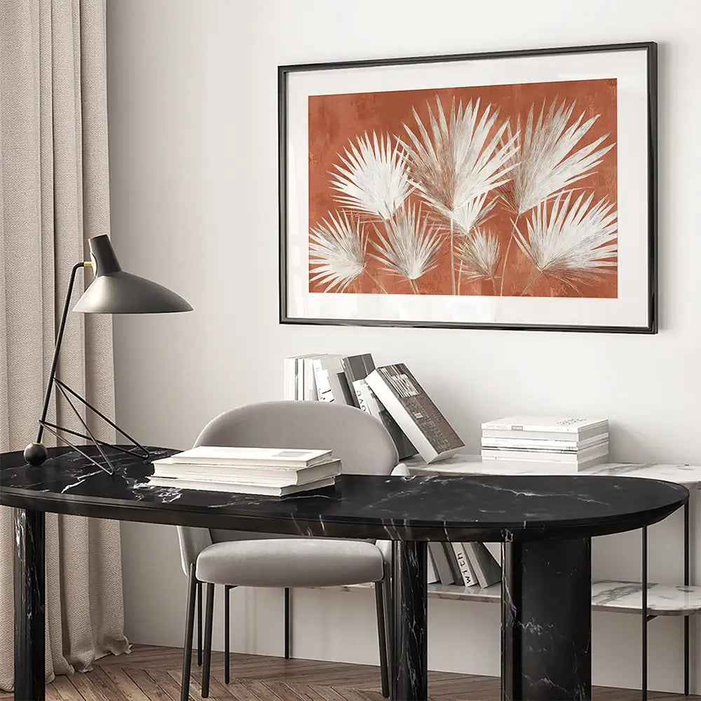 Tropical Palms  Framed Art Print Tropical Palms  Framed Art Print wall art product Petals Prints Design - Independent