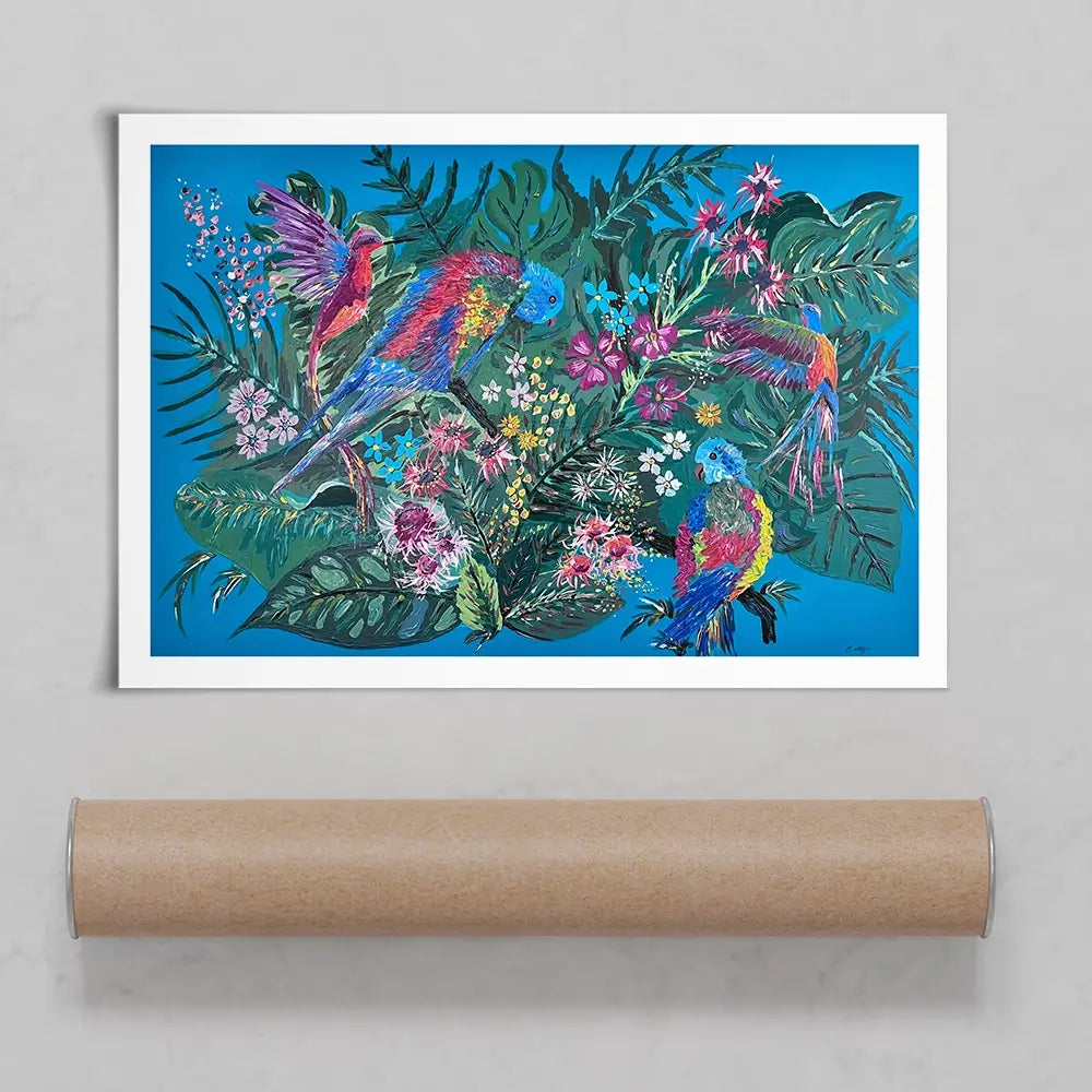 Tropical Paradise Art Print Tropical Paradise Art Print wall art product Jo Mulligan