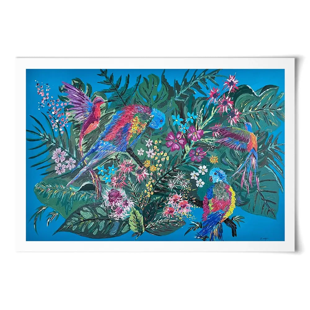 Tropical Paradise Art Print Tropical Paradise Art Print wall art product Jo Mulligan