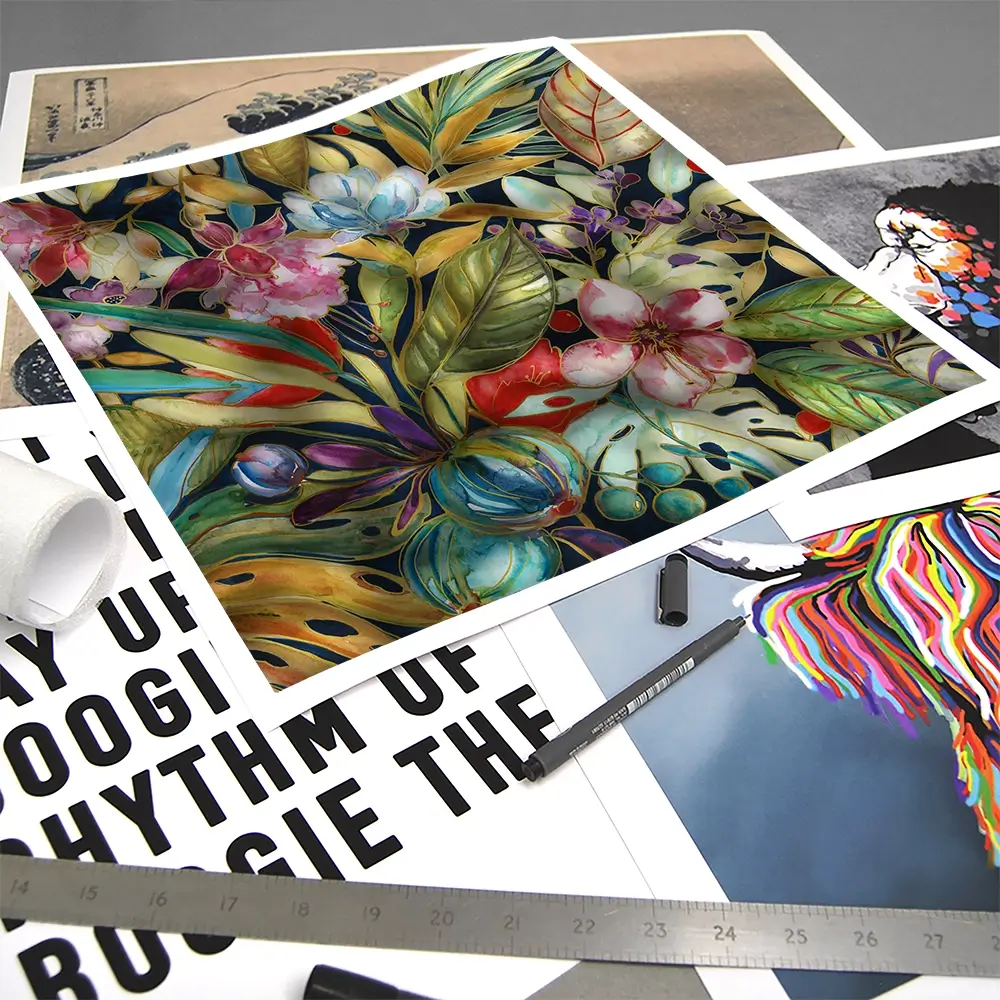 Tropical Shadows Square Art Print Tropical Shadows Square Art Print wall art product Carol Robinson