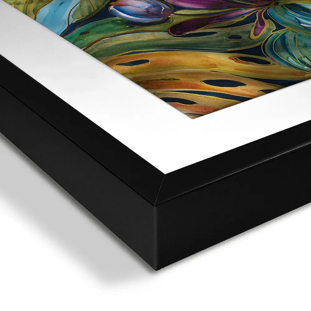 Tropical Shadows Square Framed Art Print Tropical Shadows Square Framed Art Print wall art product Carol Robinson