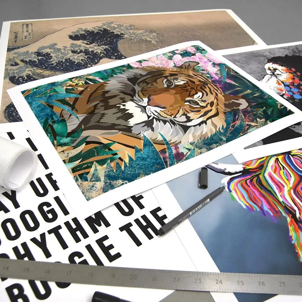 Tropical Tiger Art Print Tropical Tiger Art Print wall art product Sarah Manovski