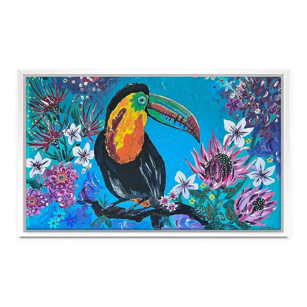 Tropical Toucan Canvas Print Tropical Toucan Canvas Print wall art product Jo Mulligan
