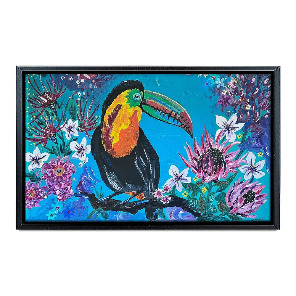 Tropical Toucan Canvas Print Tropical Toucan Canvas Print wall art product Jo Mulligan
