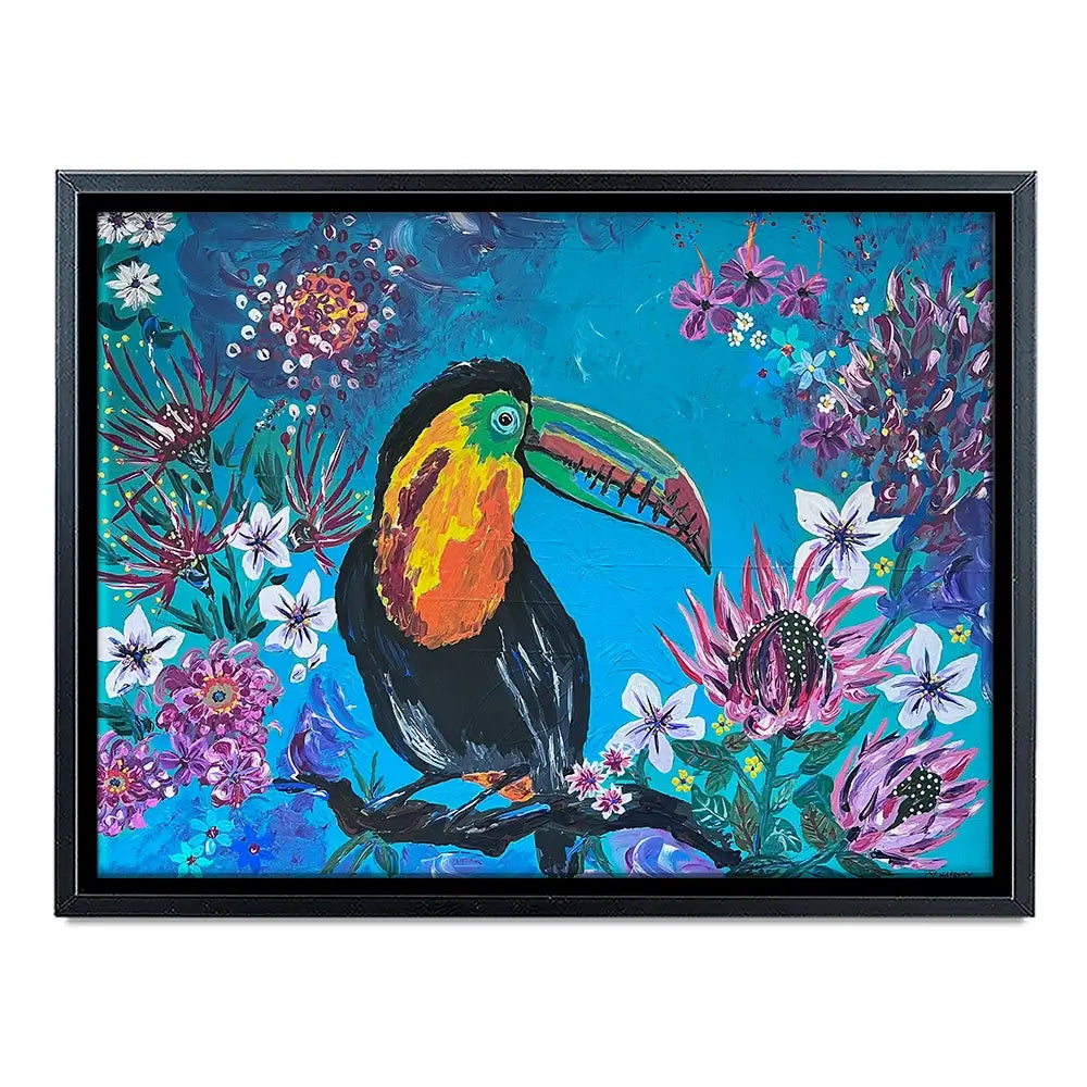 Tropical Toucan Canvas Print Tropical Toucan Canvas Print wall art product Jo Mulligan