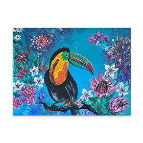 Tropical Toucan Canvas Print Tropical Toucan Canvas Print wall art product Jo Mulligan