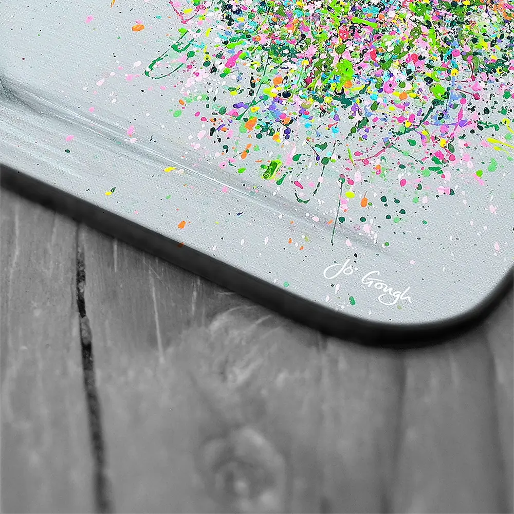 True Love Coaster Set Rainbow Soul Tree Coaster Set | Rainbow Soul Tree Art Coasters wall art product Jo Gough