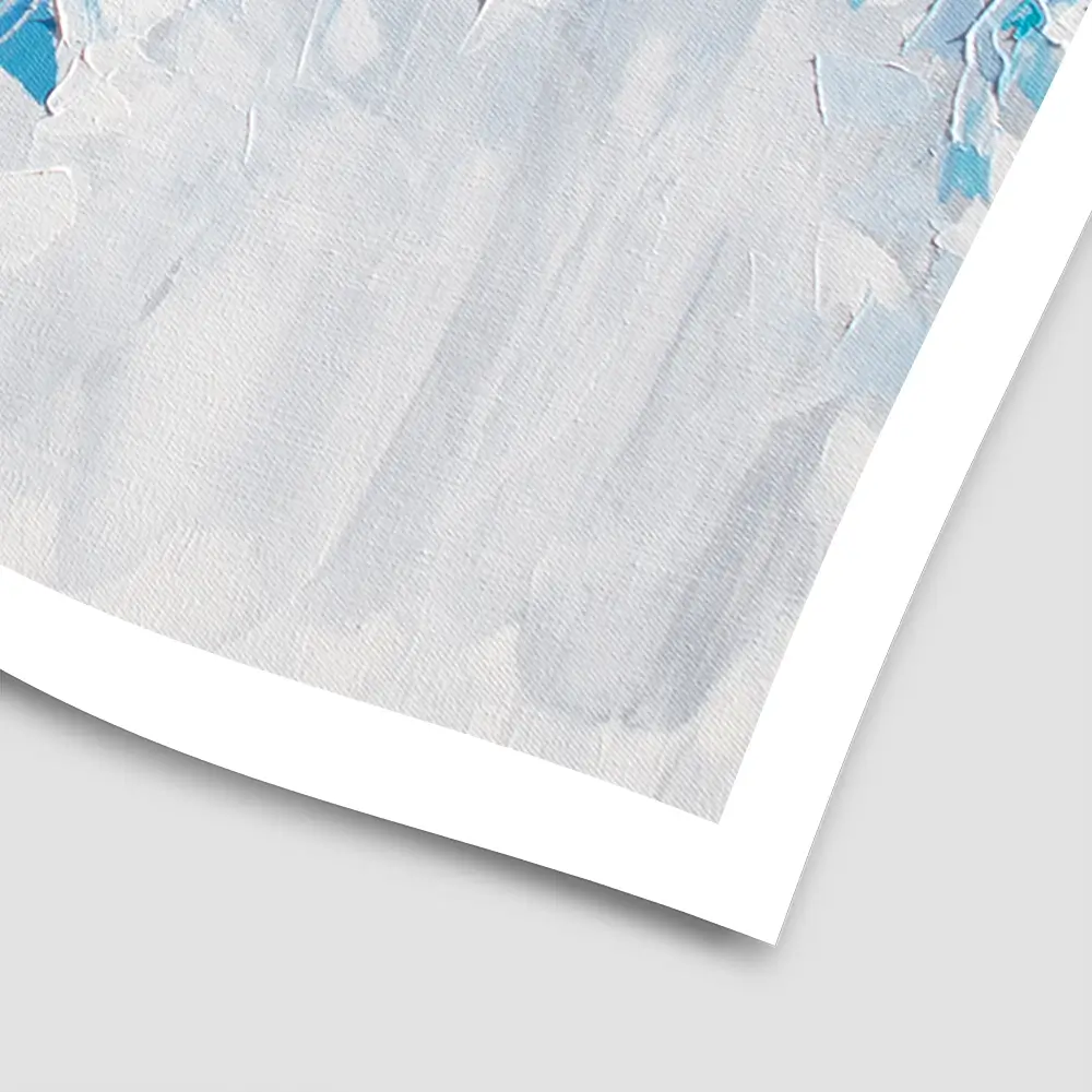 Tumbling Blue Abstract Square Art Print Tumbling Blue Abstract Square Art Print wall art product Olga Tkachyk