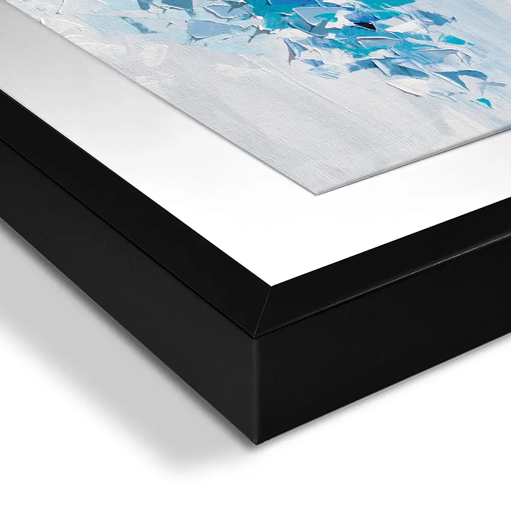 Tumbling Blue Abstract Square Framed Art Print Tumbling Blue Abstract Square Framed Art Print wall art product Olga Tkachyk