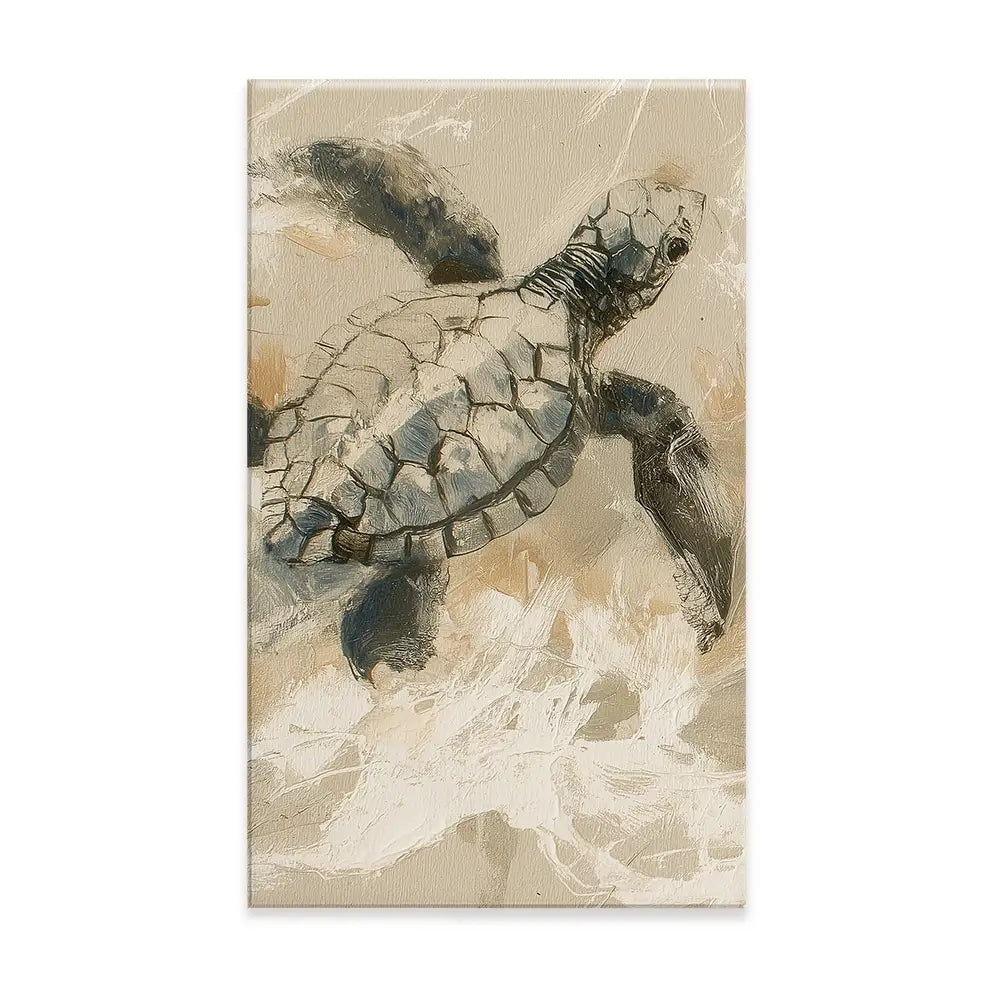 Turtle Life Canvas Print Turtle Life Canvas Print wall art product Chromatic Storm Studio