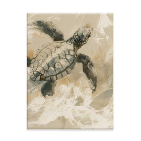 Turtle Life Canvas Print Turtle Life Canvas Print wall art product Chromatic Storm Studio