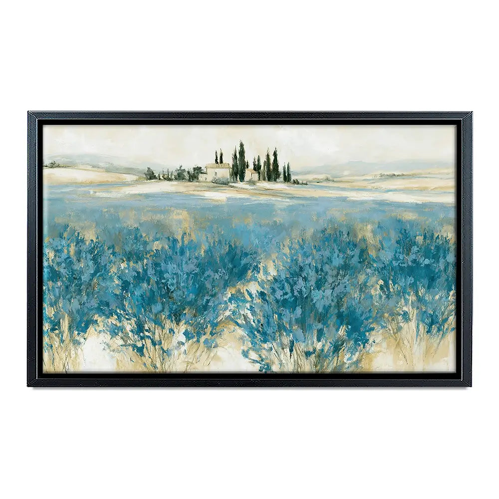 Tuscan Lavender Field Horizon Canvas Print Tuscan Lavender Field Horizon Canvas Print wall art product Chromatic Storm Studio