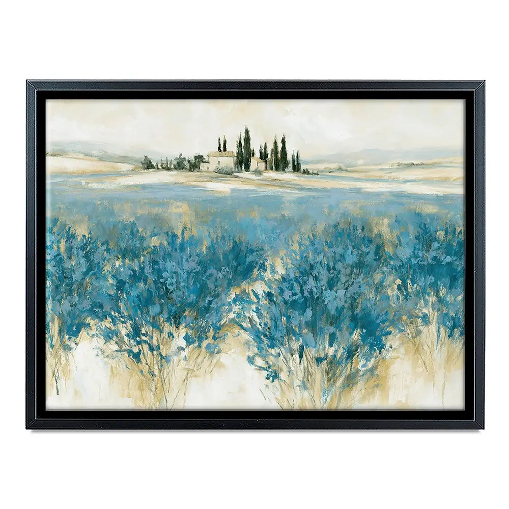 Tuscan Lavender Field Horizon Canvas Print Tuscan Lavender Field Horizon Canvas Print wall art product Chromatic Storm Studio