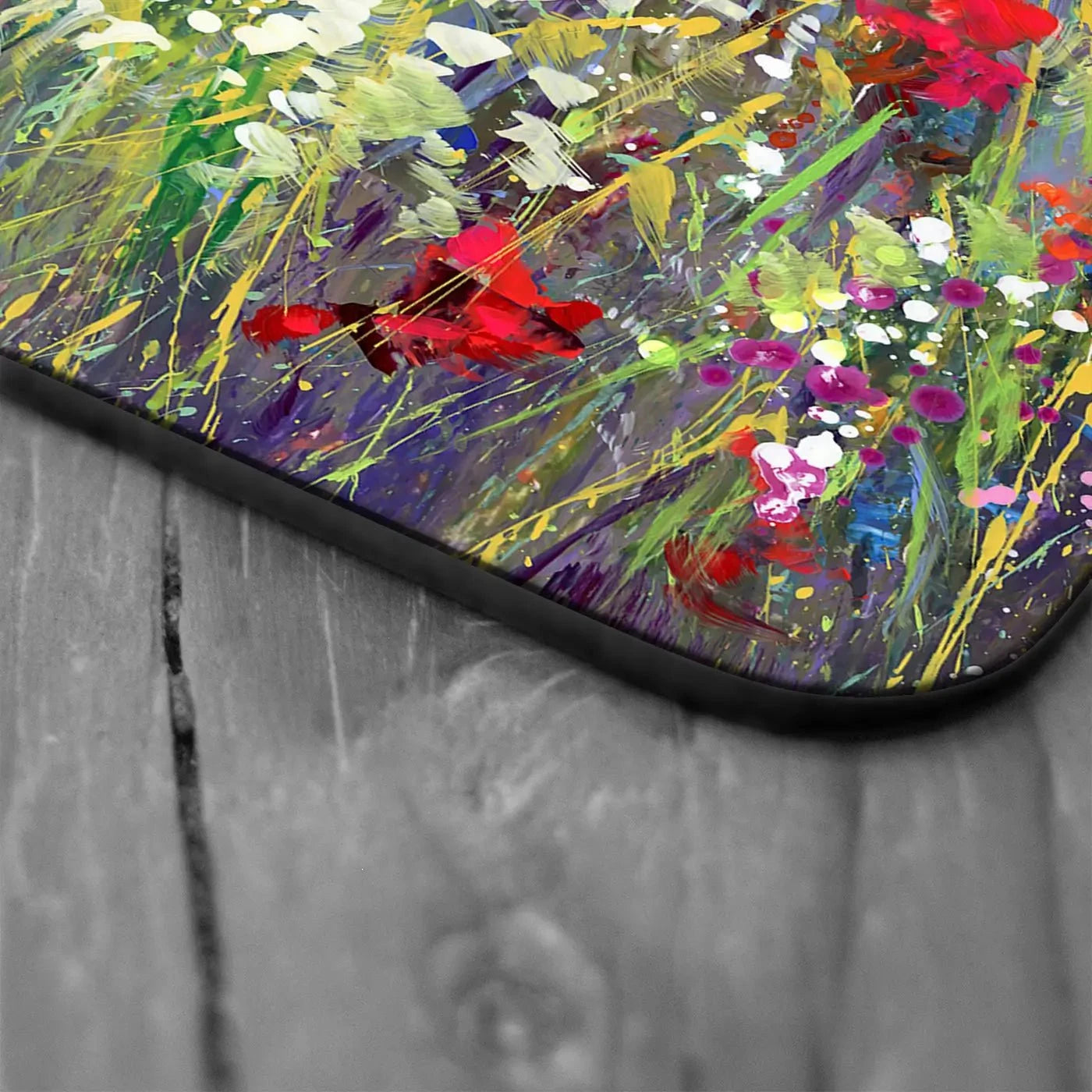 Tuscan Wildflower Field Coaster Set Rainbow Soul Tree Coaster Set | Rainbow Soul Tree Art Coasters wall art product Leon Devenice