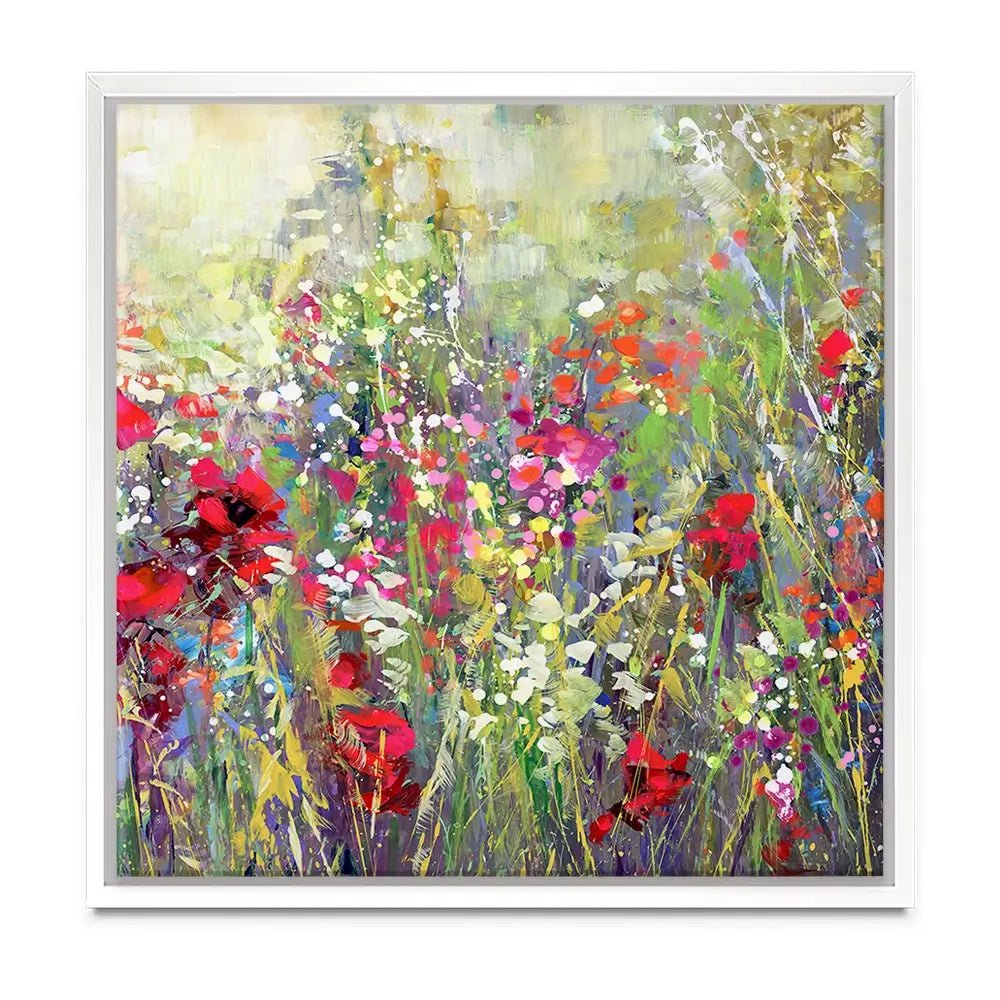 Tuscan Wildflower Field Oversized Canvas Print Tuscan Wildflower Field Oversized Canvas Print wall art product Art Print Shop