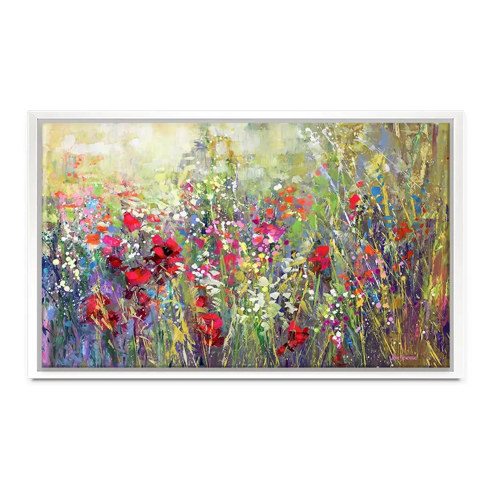 Tuscan Wildflower Field Oversized Canvas Print Tuscan Wildflower Field Oversized Canvas Print wall art product Art Print Shop