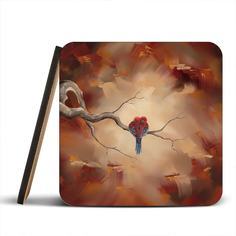 Twin Flame Coaster Set Twin Flame Coaster Set wall art product Isabella Karolewicz