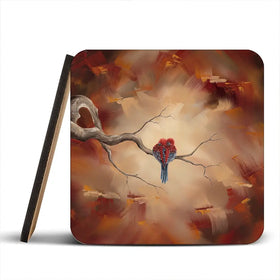 Twin Flame Coaster Set Twin Flame Coaster Set wall art product Isabella Karolewicz