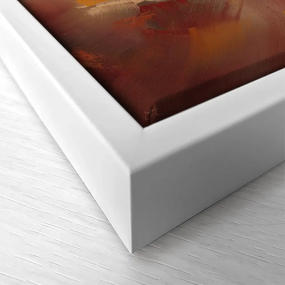 Twin Flame Square Canvas Print Twin Flame Square Canvas Print wall art product Isabella Karolewicz