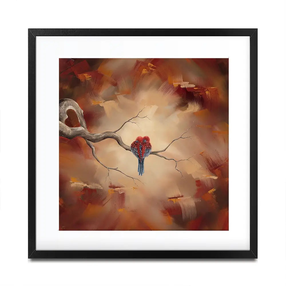 Twin Flame Square Framed Art Print Twin Flame Square Framed Art Print wall art product Isabella Karolewicz