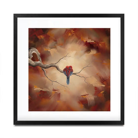Twin Flame Square Framed Art Print Twin Flame Square Framed Art Print wall art product Isabella Karolewicz