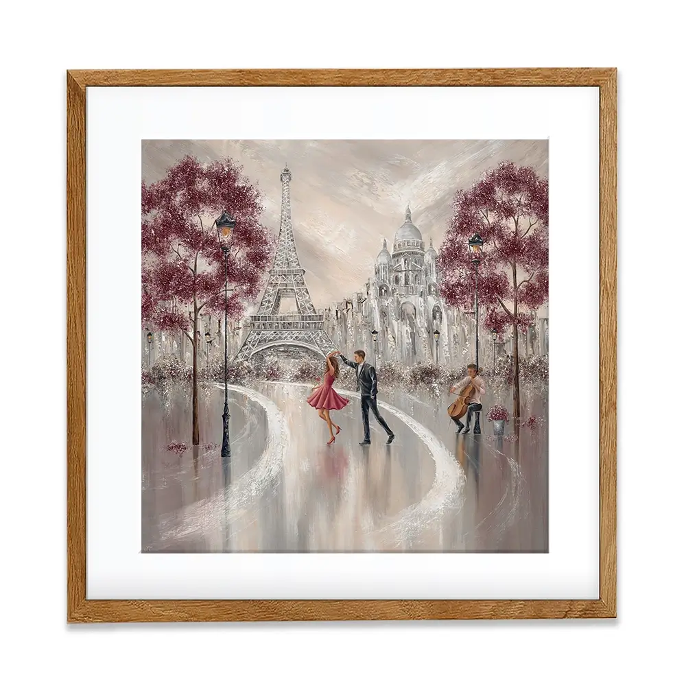 Twirl Paris Dance Square Framed Art Print Twirl Paris Dance Square Framed Art Print wall art product Isabella Karolewicz