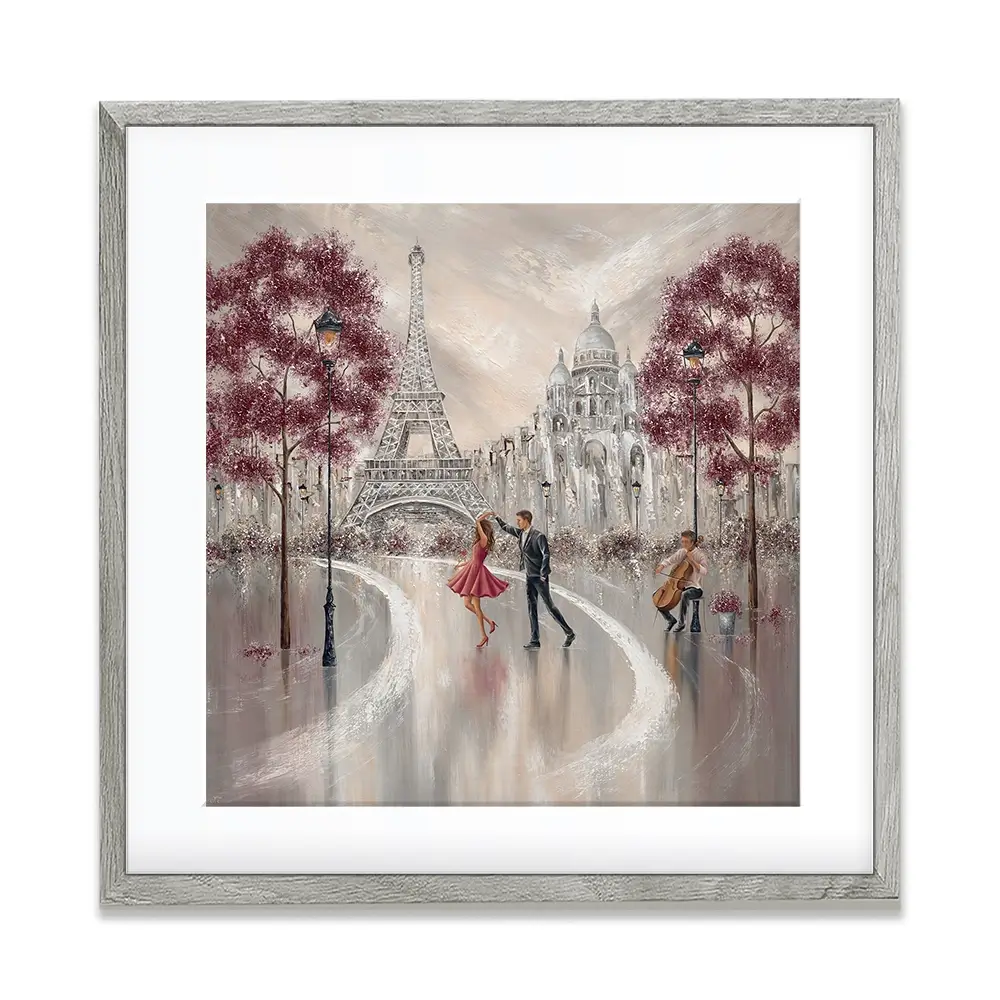Twirl Paris Dance Square Framed Art Print Twirl Paris Dance Square Framed Art Print wall art product Isabella Karolewicz