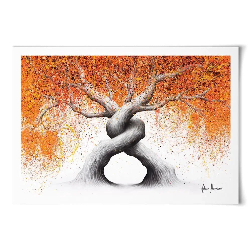 Twisting Love Trees Art Print Twisting Love Trees Art Print wall art product Ashvin Harrison