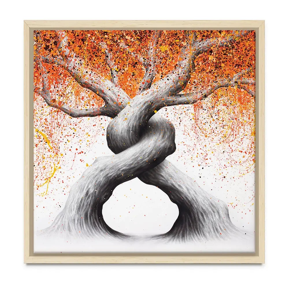 Twisting Love Trees Oversized Canvas Print Twisting Love Trees Oversized Canvas Print wall art product Art Print Shop