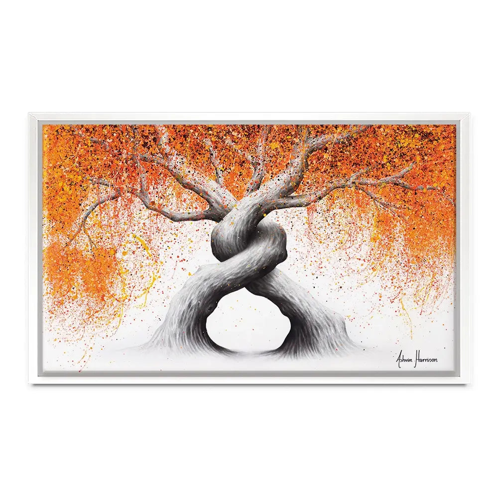 Twisting Love Trees Oversized Canvas Print Twisting Love Trees Oversized Canvas Print wall art product Art Print Shop