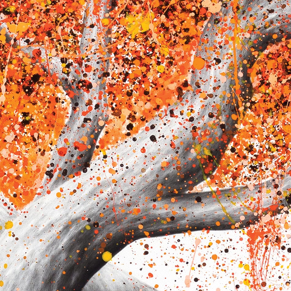 Twisting Love Trees Square Canvas Print wall art product Ashvin Harrison