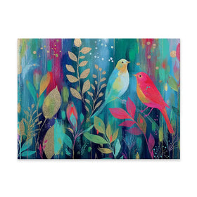 Two Birds In The Garden Canvas Print Two Birds In The Garden Canvas Print wall art product Chromatic Storm Studio