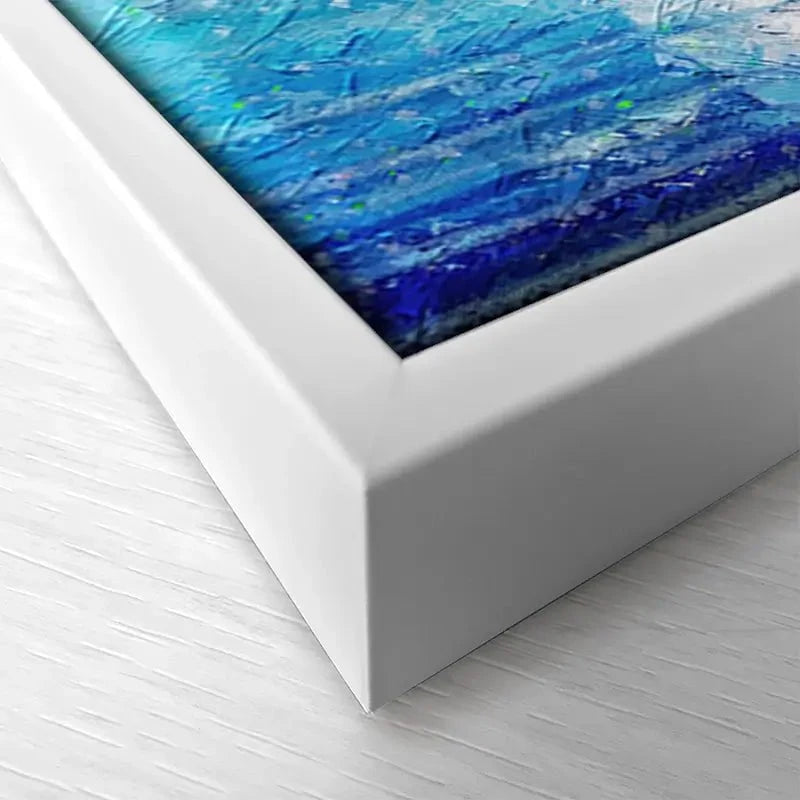 Two Boats In Blue Canvas Print Two Boats In Blue Canvas Print wall art product ChiliMili / Shutterstock