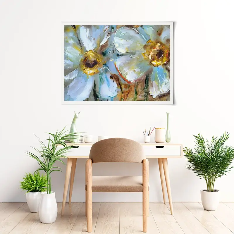 Two Daisies Art Print Two Daisies Art Print wall art product Ingaga / Shutterstock
