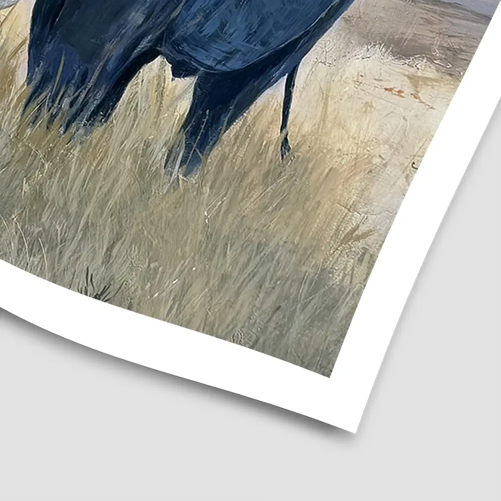 Two Elephants Square Art Print Two Elephants Square Art Print wall art product Karen Sutton