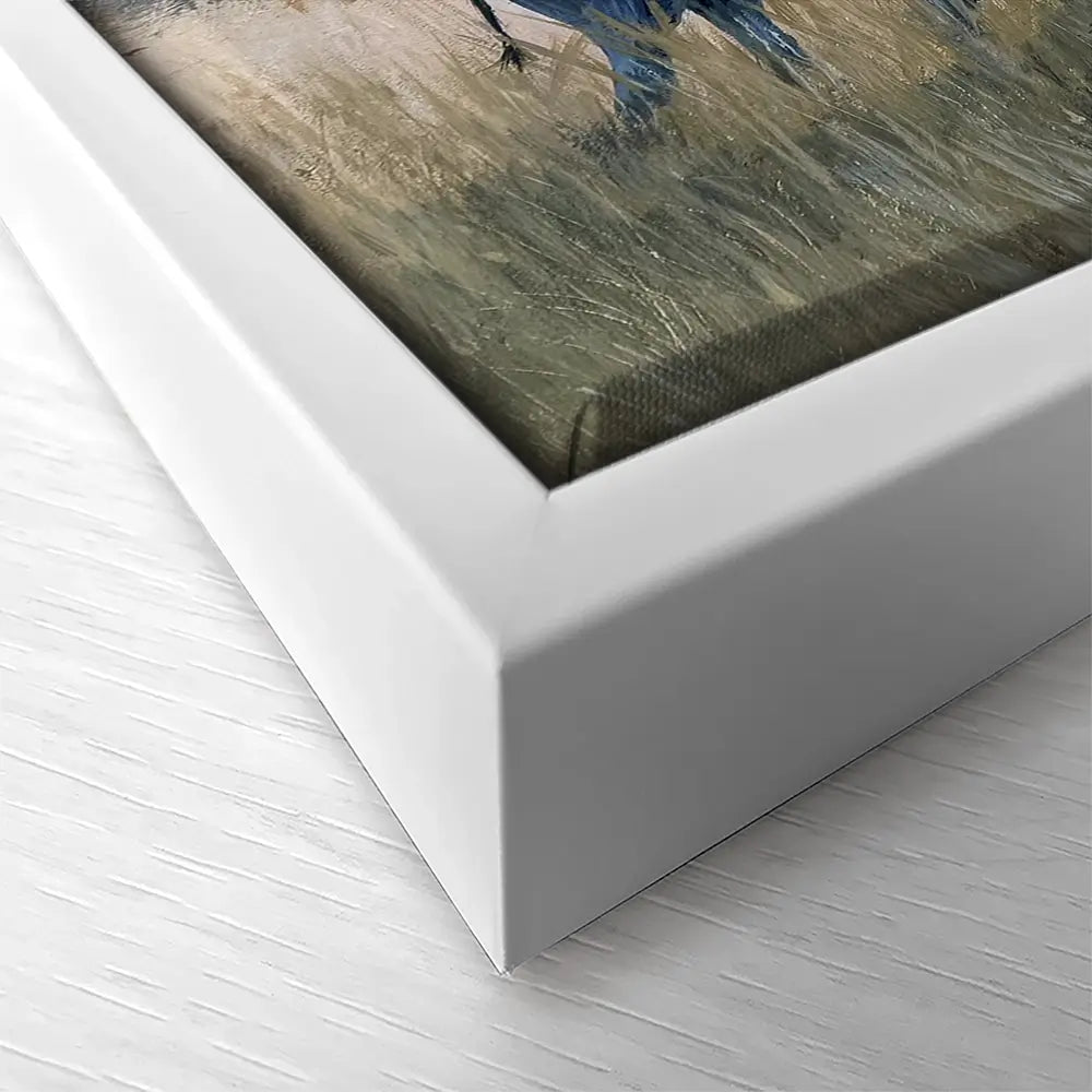 Two Elephants Square Canvas Print Two Elephants Square Canvas Print wall art product Karen Sutton