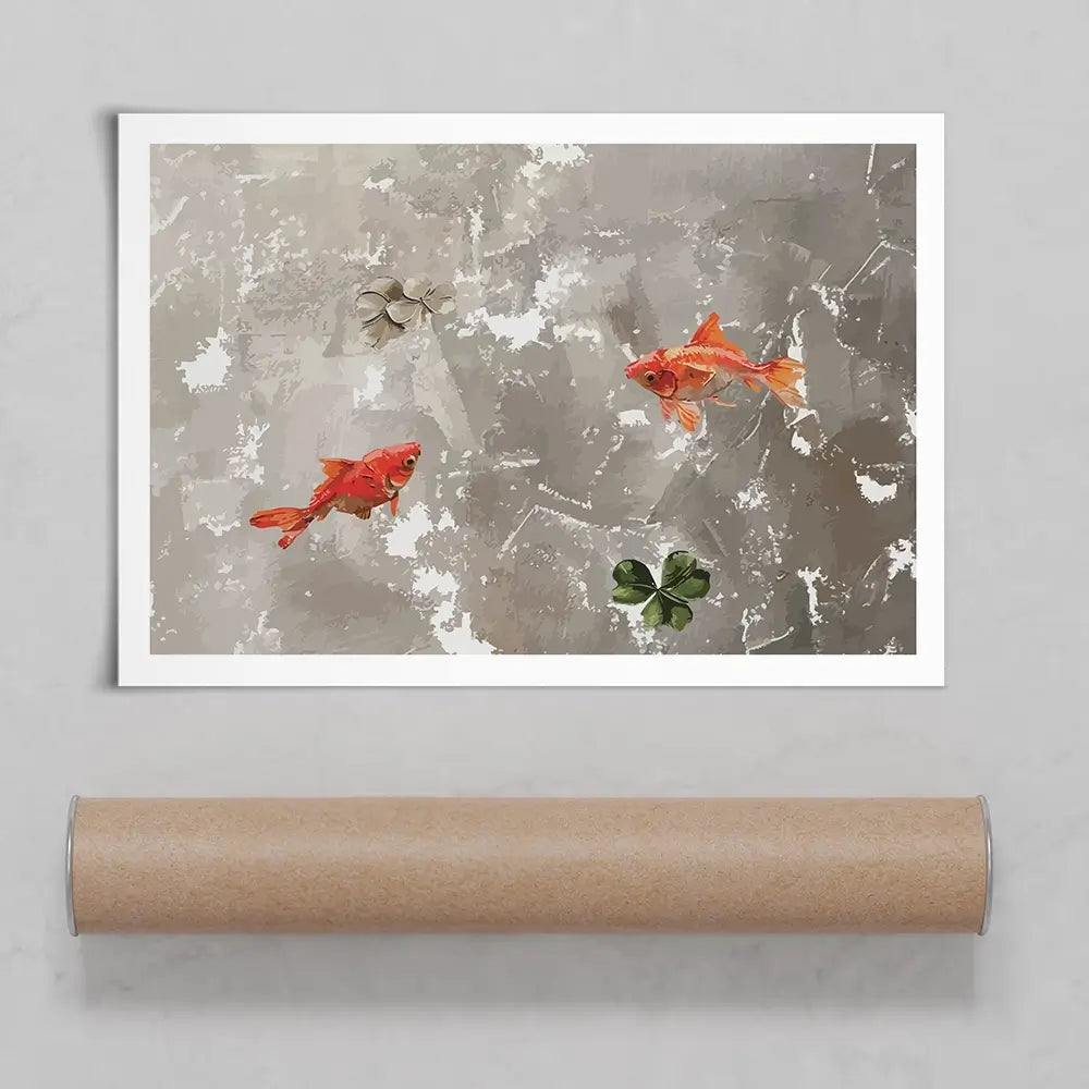 Two Fish Art Print Two Fish Art Print wall art product Art Print Shop