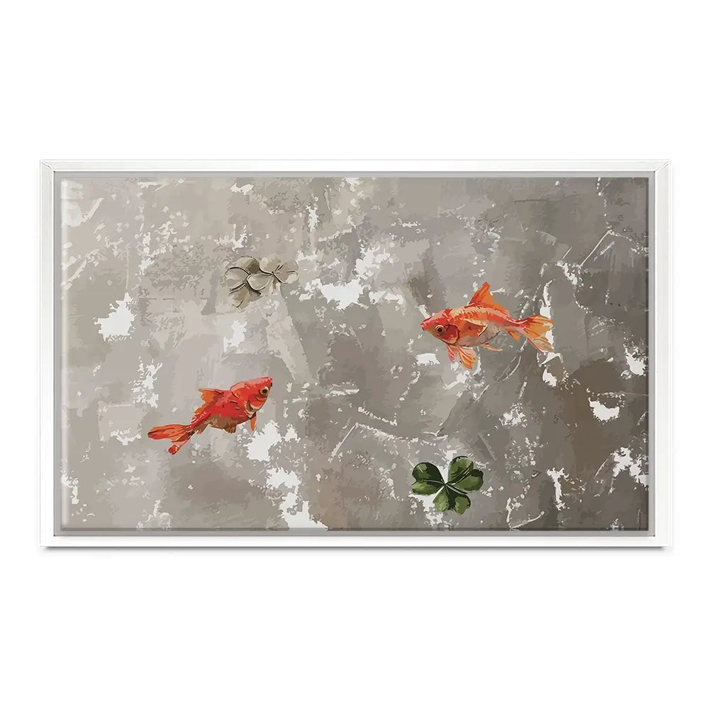 Two Fish Canvas Print Two Fish Canvas Print wall art product Art Print Shop