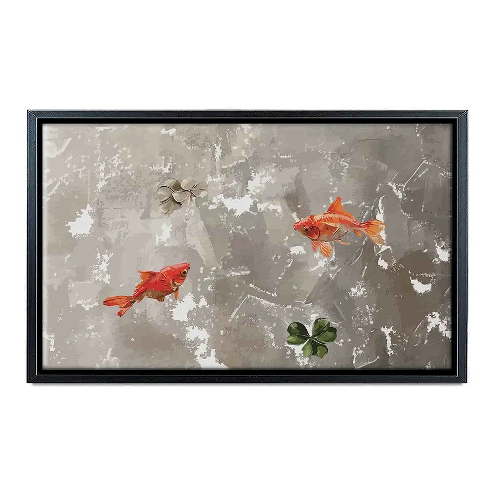 Two Fish Canvas Print Two Fish Canvas Print wall art product Art Print Shop