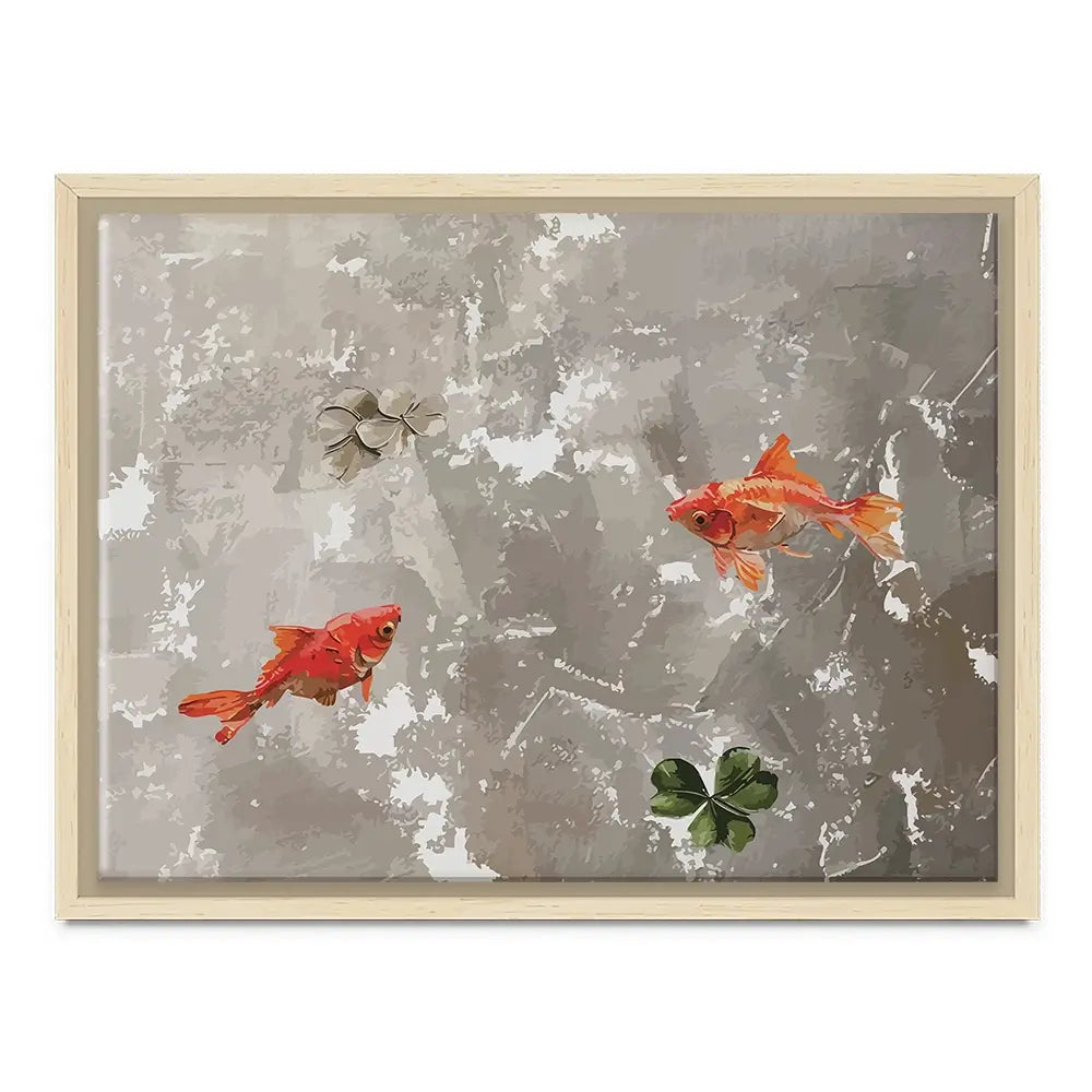 Two Fish Canvas Print Two Fish Canvas Print wall art product Art Print Shop